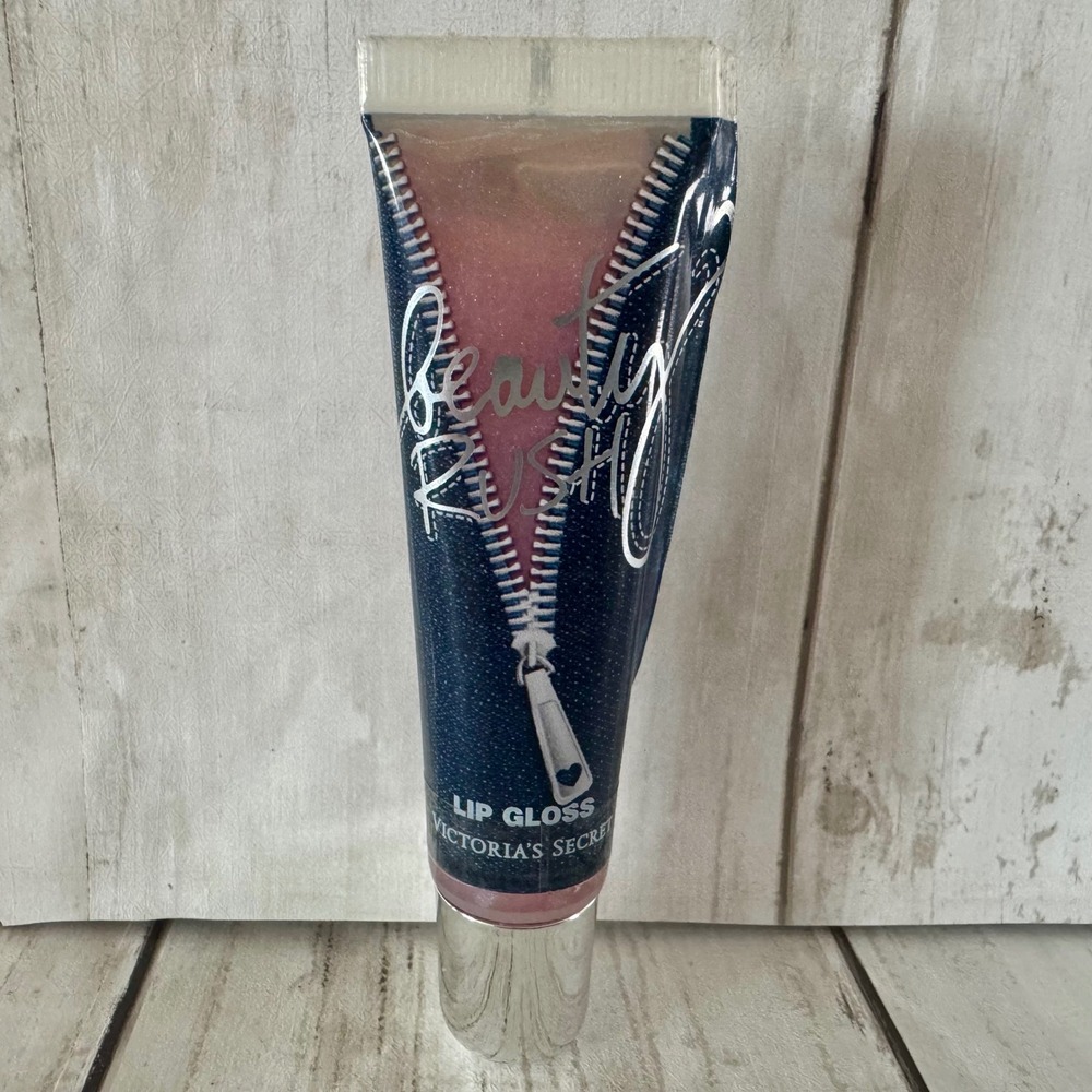 Victorias Secret Beauty Rush Lip Gloss Strawberry Skinny Shimmer 13g .46 oz New